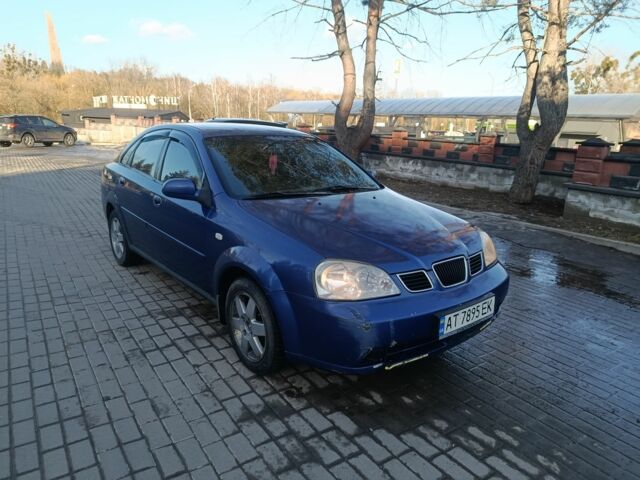 Синий Шевроле Лачетти, объемом двигателя 1.6 л и пробегом 205 тыс. км за 2200 $, фото 1 на Automoto.ua