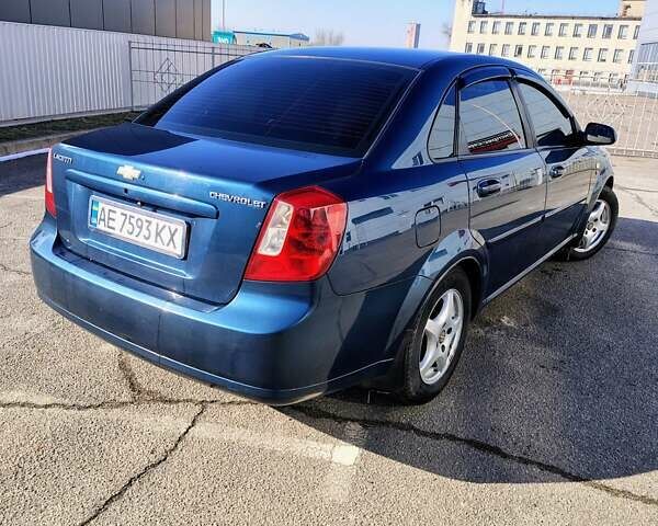 Синий Шевроле Лачетти, объемом двигателя 1.6 л и пробегом 304 тыс. км за 4300 $, фото 1 на Automoto.ua