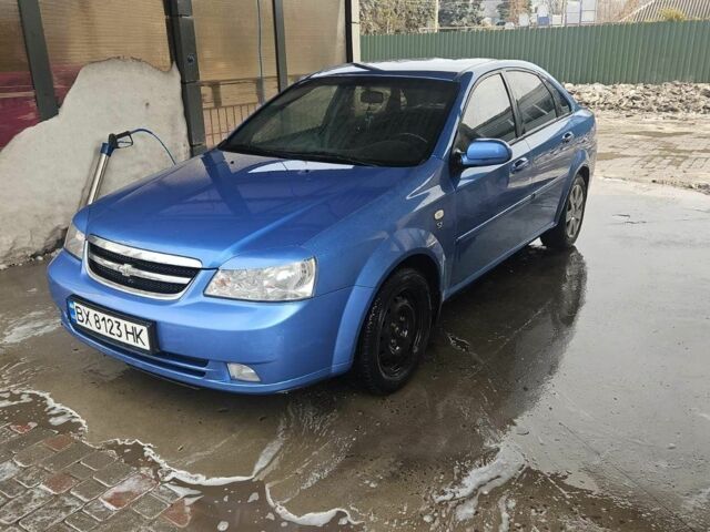 Синий Шевроле Лачетти, объемом двигателя 1.8 л и пробегом 190 тыс. км за 4200 $, фото 1 на Automoto.ua