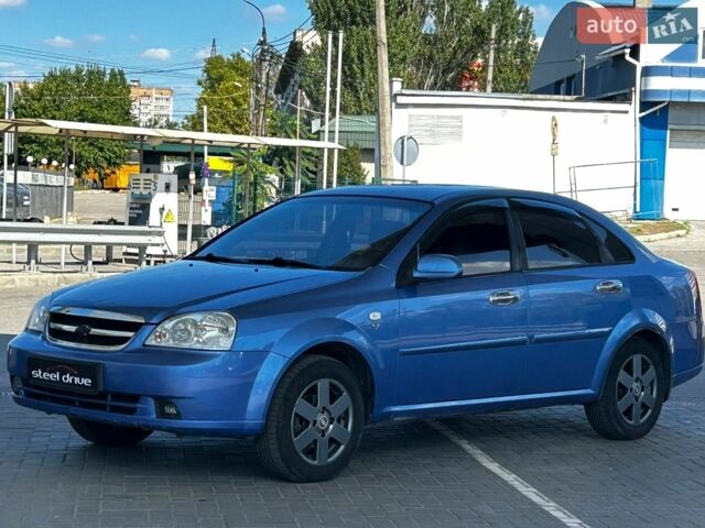 Синий Шевроле Лачетти, объемом двигателя 1.8 л и пробегом 328 тыс. км за 3999 $, фото 1 на Automoto.ua