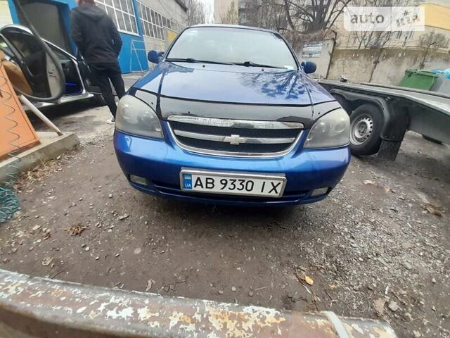 Синий Шевроле Лачетти, объемом двигателя 1.6 л и пробегом 243 тыс. км за 4200 $, фото 1 на Automoto.ua