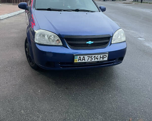 Синий Шевроле Лачетти, объемом двигателя 1.8 л и пробегом 185 тыс. км за 4200 $, фото 1 на Automoto.ua