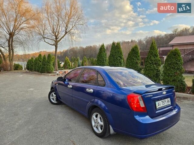 Синій Шевроле Лачетті, об'ємом двигуна 1.6 л та пробігом 184 тис. км за 3750 $, фото 1 на Automoto.ua
