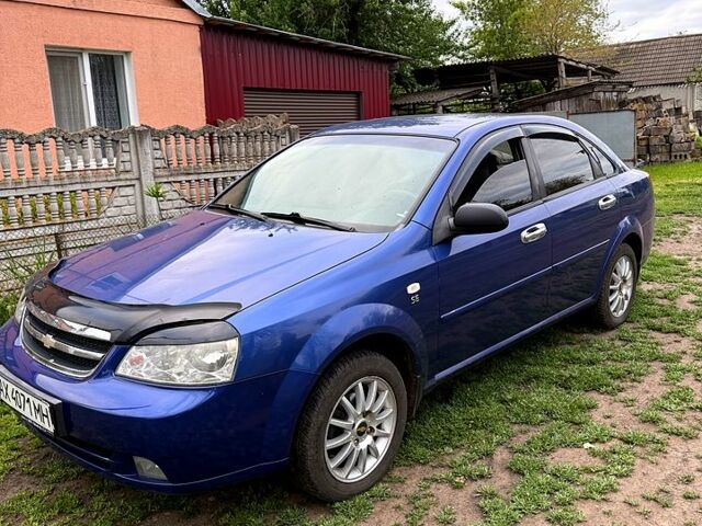Синий Шевроле Лачетти, объемом двигателя 1.6 л и пробегом 240 тыс. км за 3500 $, фото 1 на Automoto.ua