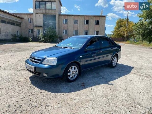 Синий Шевроле Лачетти, объемом двигателя 1.8 л и пробегом 302 тыс. км за 4150 $, фото 1 на Automoto.ua