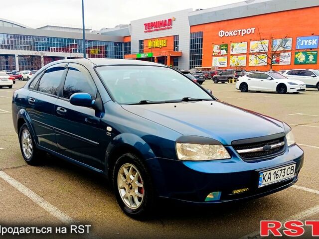 Синий Шевроле Лачетти, объемом двигателя 1.8 л и пробегом 260 тыс. км за 5400 $, фото 1 на Automoto.ua