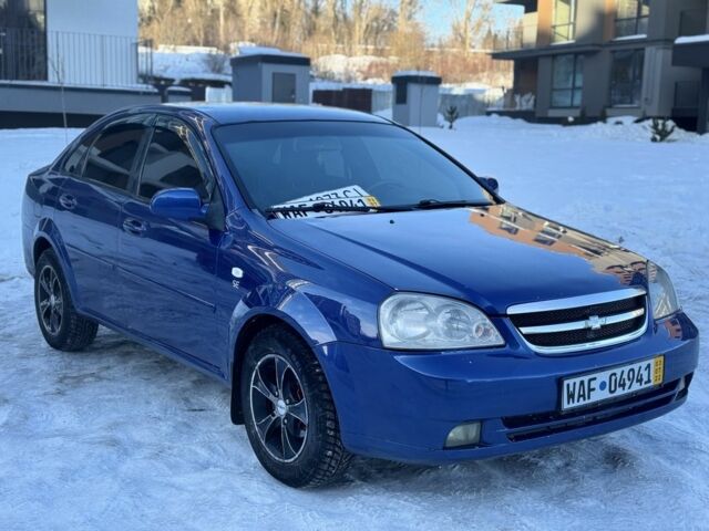 Синий Шевроле Лачетти, объемом двигателя 1.6 л и пробегом 306 тыс. км за 3999 $, фото 1 на Automoto.ua