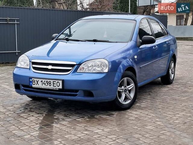 Синий Шевроле Лачетти, объемом двигателя 1.6 л и пробегом 199 тыс. км за 3849 $, фото 1 на Automoto.ua