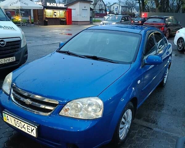 Синий Шевроле Лачетти, объемом двигателя 1.6 л и пробегом 107 тыс. км за 6000 $, фото 1 на Automoto.ua