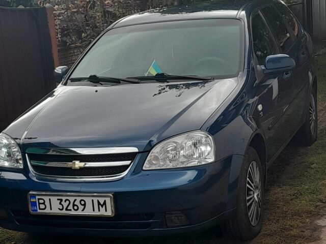 Синий Шевроле Лачетти, объемом двигателя 1.8 л и пробегом 116 тыс. км за 5600 $, фото 1 на Automoto.ua