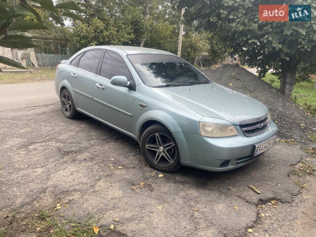 Зеленый Шевроле Лачетти, объемом двигателя 1.6 л и пробегом 230 тыс. км за 3900 $, фото 1 на Automoto.ua