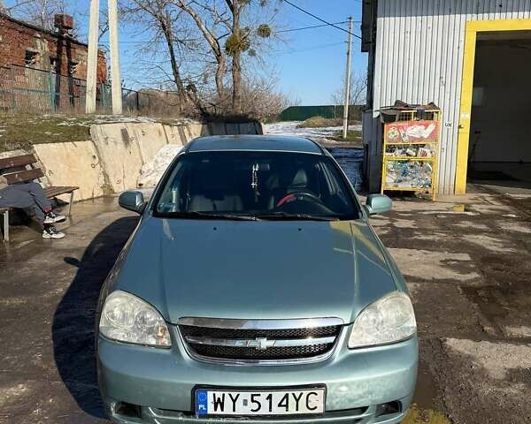 Зеленый Шевроле Лачетти, объемом двигателя 1.4 л и пробегом 267 тыс. км за 2400 $, фото 1 на Automoto.ua