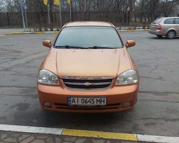Помаранчевий Шевроле Лачетті, об'ємом двигуна 1.8 л та пробігом 230 тис. км за 5200 $, фото 1 на Automoto.ua