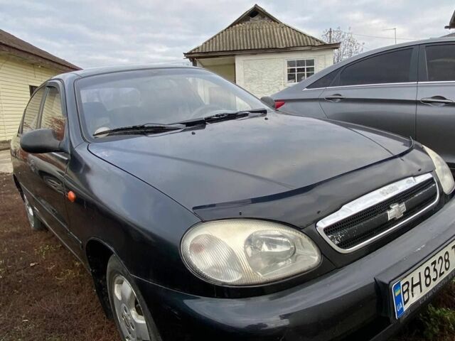 Черный Шевроле Ланос, объемом двигателя 1.5 л и пробегом 200 тыс. км за 2800 $, фото 1 на Automoto.ua