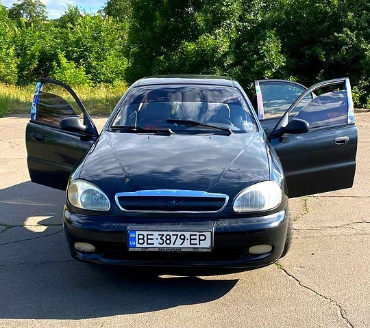 Чорний Шевроле Ланос, об'ємом двигуна 1.5 л та пробігом 280 тис. км за 2300 $, фото 1 на Automoto.ua
