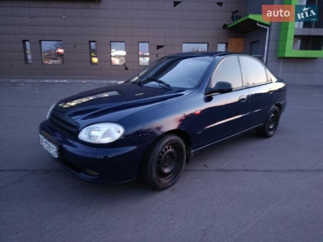 Синій Шевроле Ланос, об'ємом двигуна 1.5 л та пробігом 170 тис. км за 2150 $, фото 1 на Automoto.ua