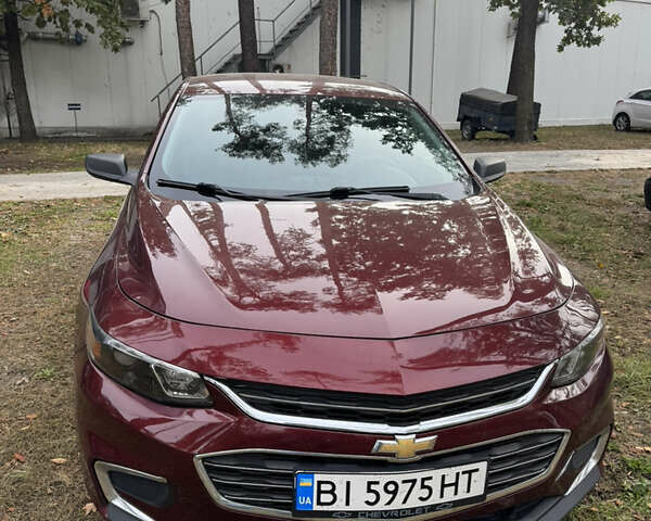 Красный Шевроле Малибу, объемом двигателя 1.49 л и пробегом 157 тыс. км за 10250 $, фото 1 на Automoto.ua