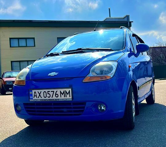 Синий Шевроле Матиз, объемом двигателя 1 л и пробегом 155 тыс. км за 3300 $, фото 1 на Automoto.ua