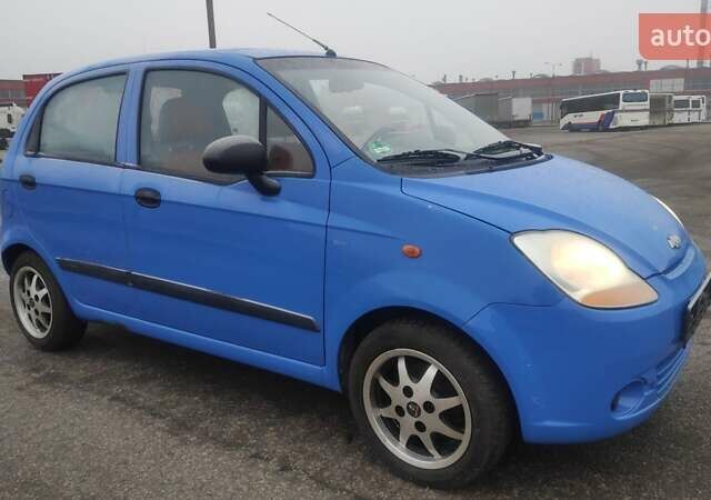 Синий Шевроле Матиз, объемом двигателя 0.8 л и пробегом 108 тыс. км за 3000 $, фото 1 на Automoto.ua
