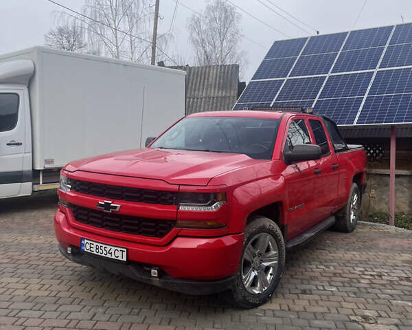 Червоний Шевроле Сільверадо, об'ємом двигуна 5.3 л та пробігом 75 тис. км за 23609 $, фото 1 на Automoto.ua