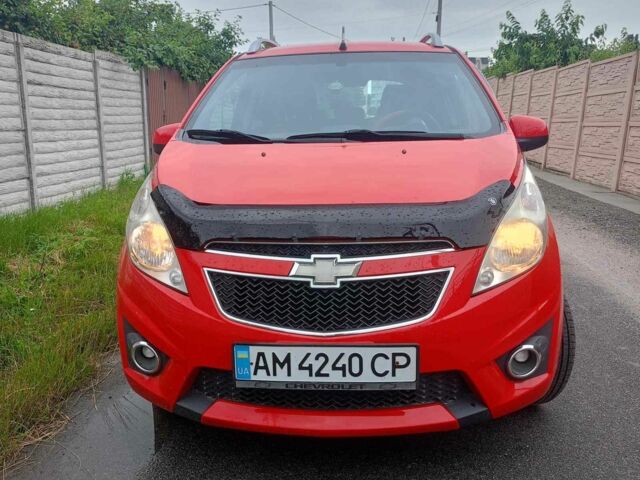 Червоний Шевроле Спарк, об'ємом двигуна 1.2 л та пробігом 160 тис. км за 5957 $, фото 1 на Automoto.ua