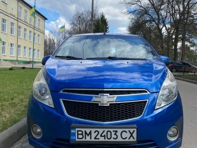 Синий Шевроле Спарк, объемом двигателя 1 л и пробегом 153 тыс. км за 4500 $, фото 1 на Automoto.ua
