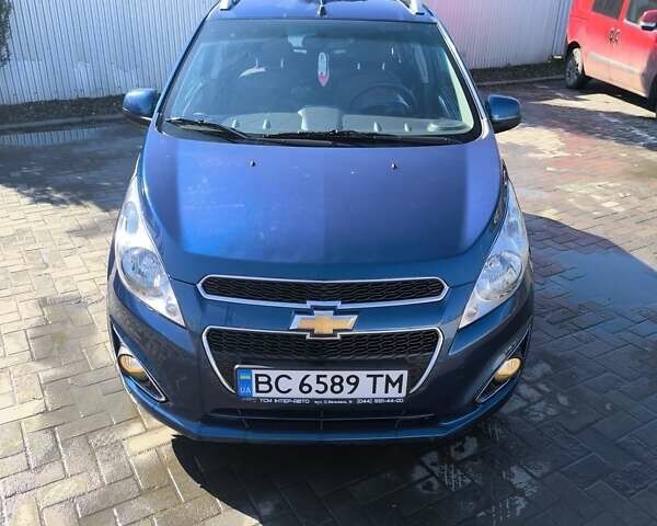 Синий Шевроле Спарк, объемом двигателя 1.25 л и пробегом 59 тыс. км за 8000 $, фото 1 на Automoto.ua