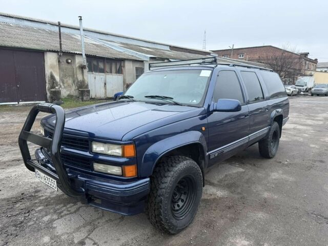 Синій Шевроле Субурбан, об'ємом двигуна 6.2 л та пробігом 256 тис. км за 6000 $, фото 1 на Automoto.ua