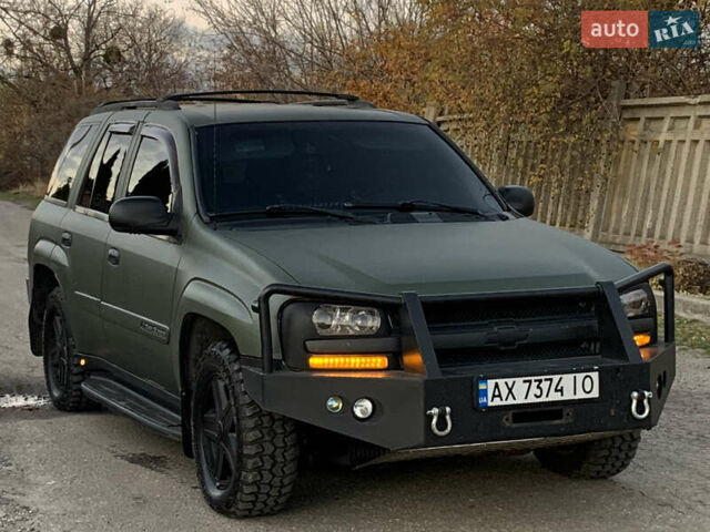 Зеленый Шевроле Трейлблейзер, объемом двигателя 4.2 л и пробегом 270 тыс. км за 8500 $, фото 1 на Automoto.ua