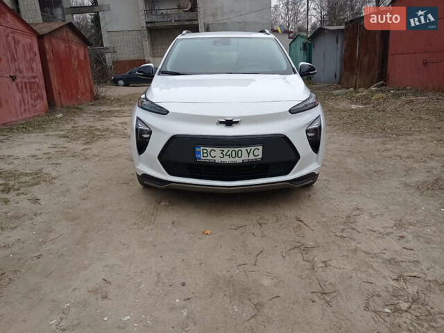 Белый Шевроле Bolt EUV, объемом двигателя 0 л и пробегом 38 тыс. км за 17950 $, фото 1 на Automoto.ua