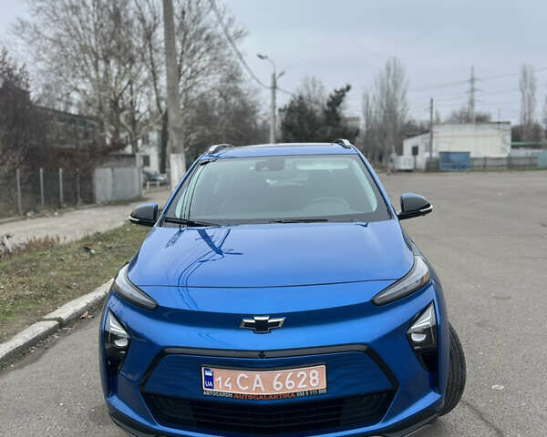 Синий Шевроле Bolt EUV, объемом двигателя 0 л и пробегом 27 тыс. км за 21000 $, фото 1 на Automoto.ua