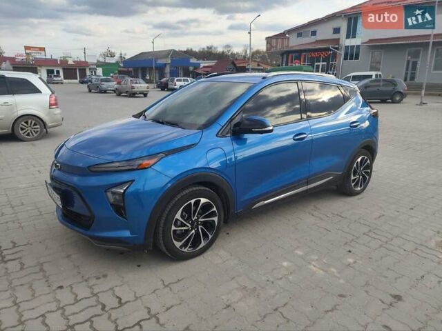 Синий Шевроле Bolt EUV, объемом двигателя 0 л и пробегом 9 тыс. км за 20999 $, фото 1 на Automoto.ua