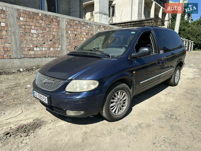 Синий Крайслер Гранд Вояджер, объемом двигателя 2.5 л и пробегом 320 тыс. км за 3800 $, фото 1 на Automoto.ua