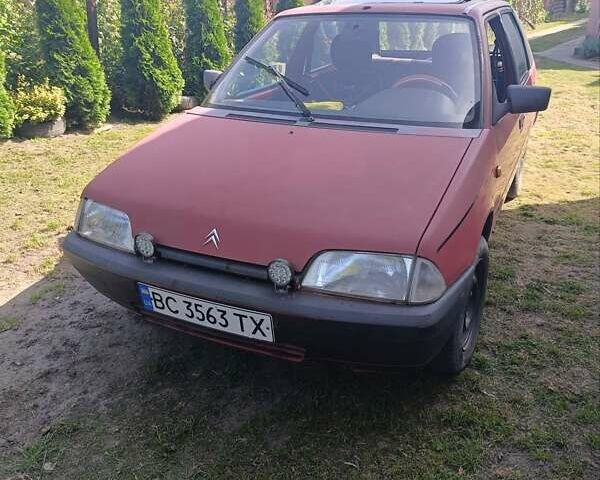 Червоний Сітроен АХ, об'ємом двигуна 1.36 л та пробігом 400 тис. км за 1550 $, фото 1 на Automoto.ua