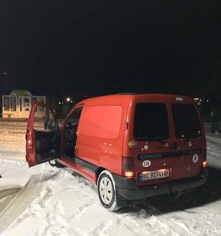 Красный Ситроен Берлинго груз., объемом двигателя 1.9 л и пробегом 220 тыс. км за 4000 $, фото 1 на Automoto.ua