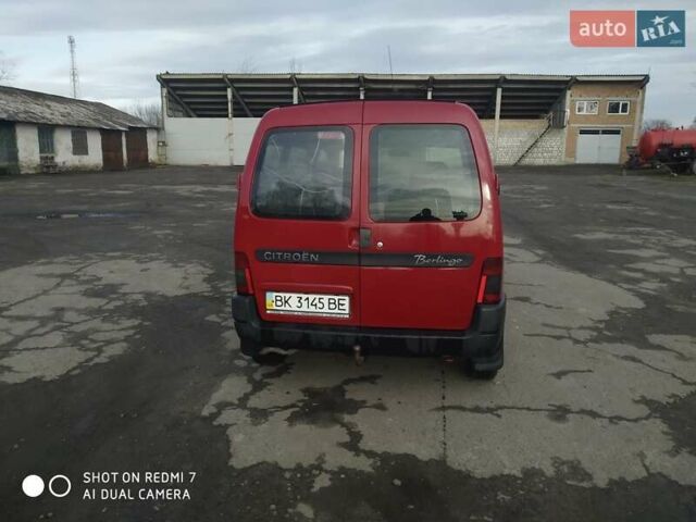 Червоний Сітроен Берлінго, об'ємом двигуна 1.87 л та пробігом 280 тис. км за 2700 $, фото 1 на Automoto.ua