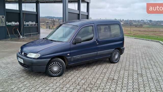 Синій Сітроен Берлінго, об'ємом двигуна 2 л та пробігом 220 тис. км за 1999 $, фото 1 на Automoto.ua