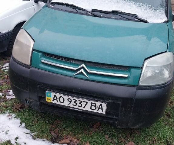 Зеленый Ситроен Берлинго, объемом двигателя 2 л и пробегом 246 тыс. км за 1400 $, фото 1 на Automoto.ua