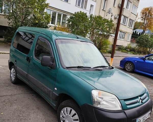 Зеленый Ситроен Берлинго, объемом двигателя 1.9 л и пробегом 365 тыс. км за 3850 $, фото 1 на Automoto.ua