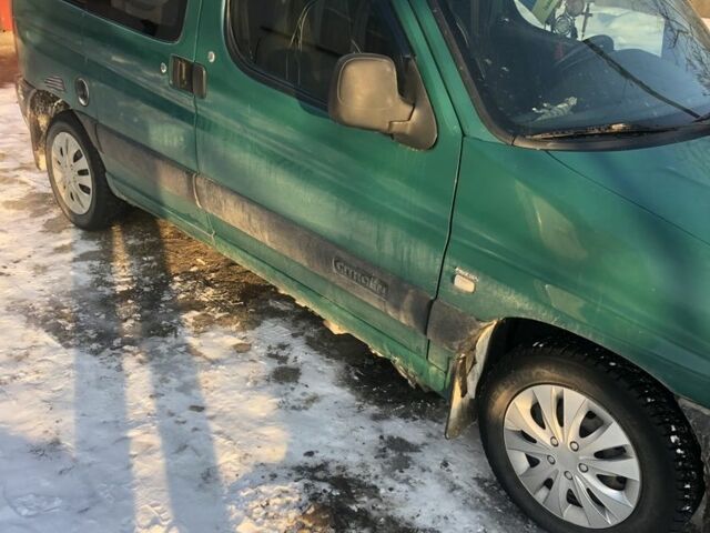 Зеленый Ситроен Берлинго, объемом двигателя 1.9 л и пробегом 350 тыс. км за 2100 $, фото 1 на Automoto.ua