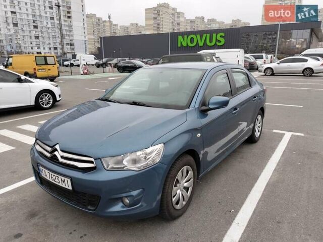 Синий Ситроен С-Элизе, объемом двигателя 1.2 л и пробегом 175 тыс. км за 4700 $, фото 1 на Automoto.ua