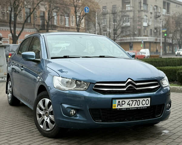 Синий Ситроен С-Элизе, объемом двигателя 1.2 л и пробегом 129 тыс. км за 3650 $, фото 1 на Automoto.ua