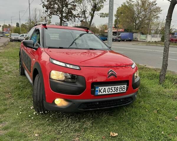 Червоний Сітроен C4 Кактус, об'ємом двигуна 1.2 л та пробігом 98 тис. км за 11979 $, фото 1 на Automoto.ua