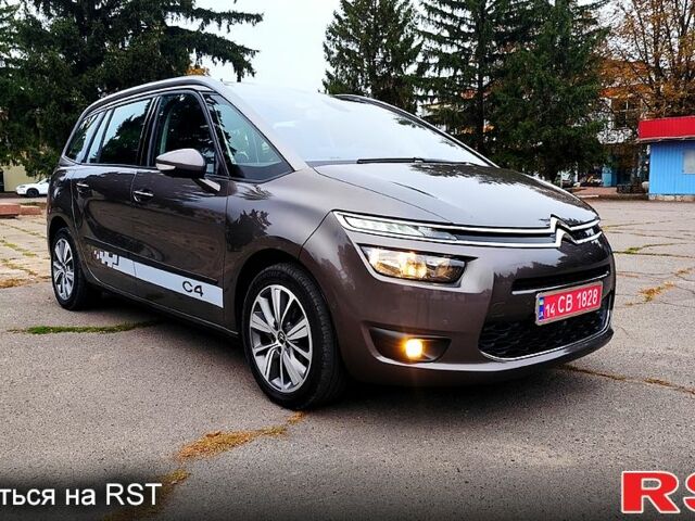 Коричневый Ситроен Ц4 Гранд Пикассо, объемом двигателя 2 л и пробегом 192 тыс. км за 11300 $, фото 1 на Automoto.ua