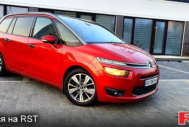 Червоний Сітроен Ц4 Гранд Пікассо, об'ємом двигуна 1.6 л та пробігом 202 тис. км за 9500 $, фото 1 на Automoto.ua