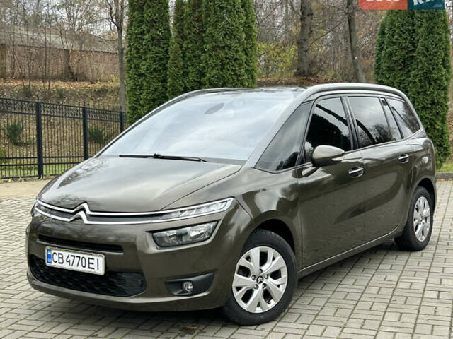 Коричневый Ситроен С4 Пикассо, объемом двигателя 1.56 л и пробегом 164 тыс. км за 9450 $, фото 1 на Automoto.ua