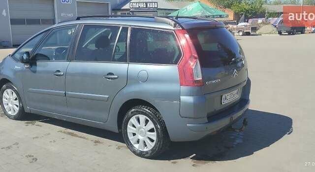 Серый Ситроен С4 Пикассо, объемом двигателя 1.6 л и пробегом 295 тыс. км за 5900 $, фото 1 на Automoto.ua