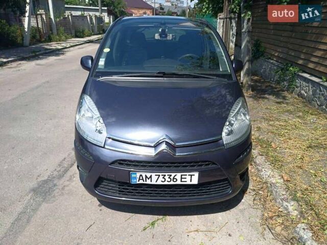 Синий Ситроен С4 Пикассо, объемом двигателя 1.56 л и пробегом 220 тыс. км за 6500 $, фото 1 на Automoto.ua