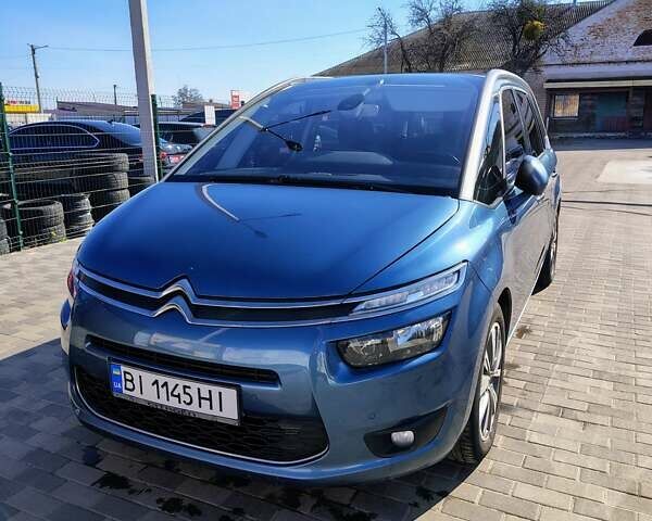 Синий Ситроен С4 Пикассо, объемом двигателя 1.56 л и пробегом 332 тыс. км за 8500 $, фото 1 на Automoto.ua