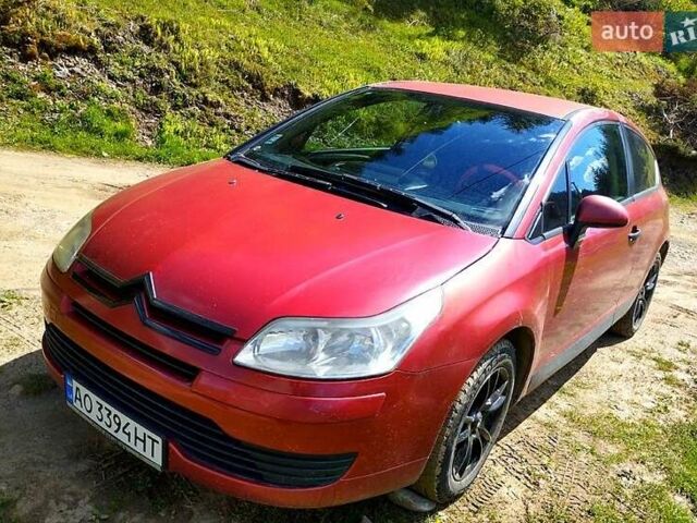 Красный Ситроен С4, объемом двигателя 1.4 л и пробегом 190 тыс. км за 3000 $, фото 1 на Automoto.ua